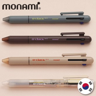 모나미 오클락 3+1멀티볼펜샤프(컬러인쇄가능)